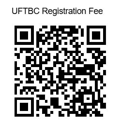 UFTBC registration fee PayPal QR code