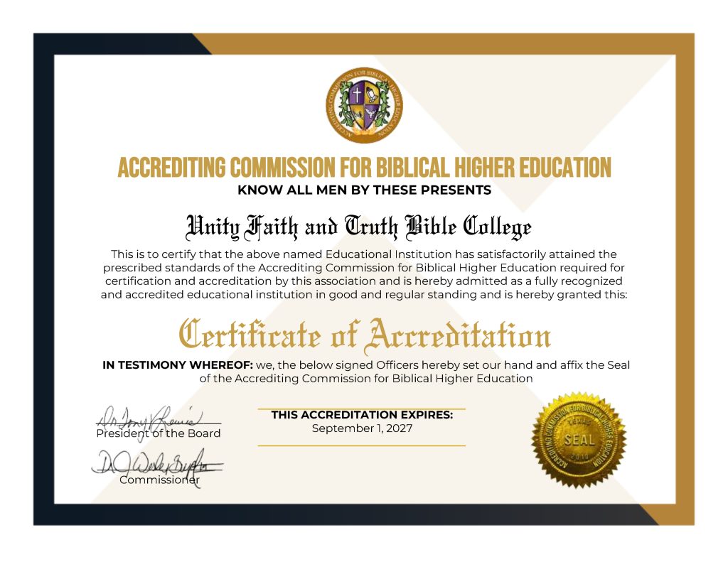 ACBHE ACCREDITATION